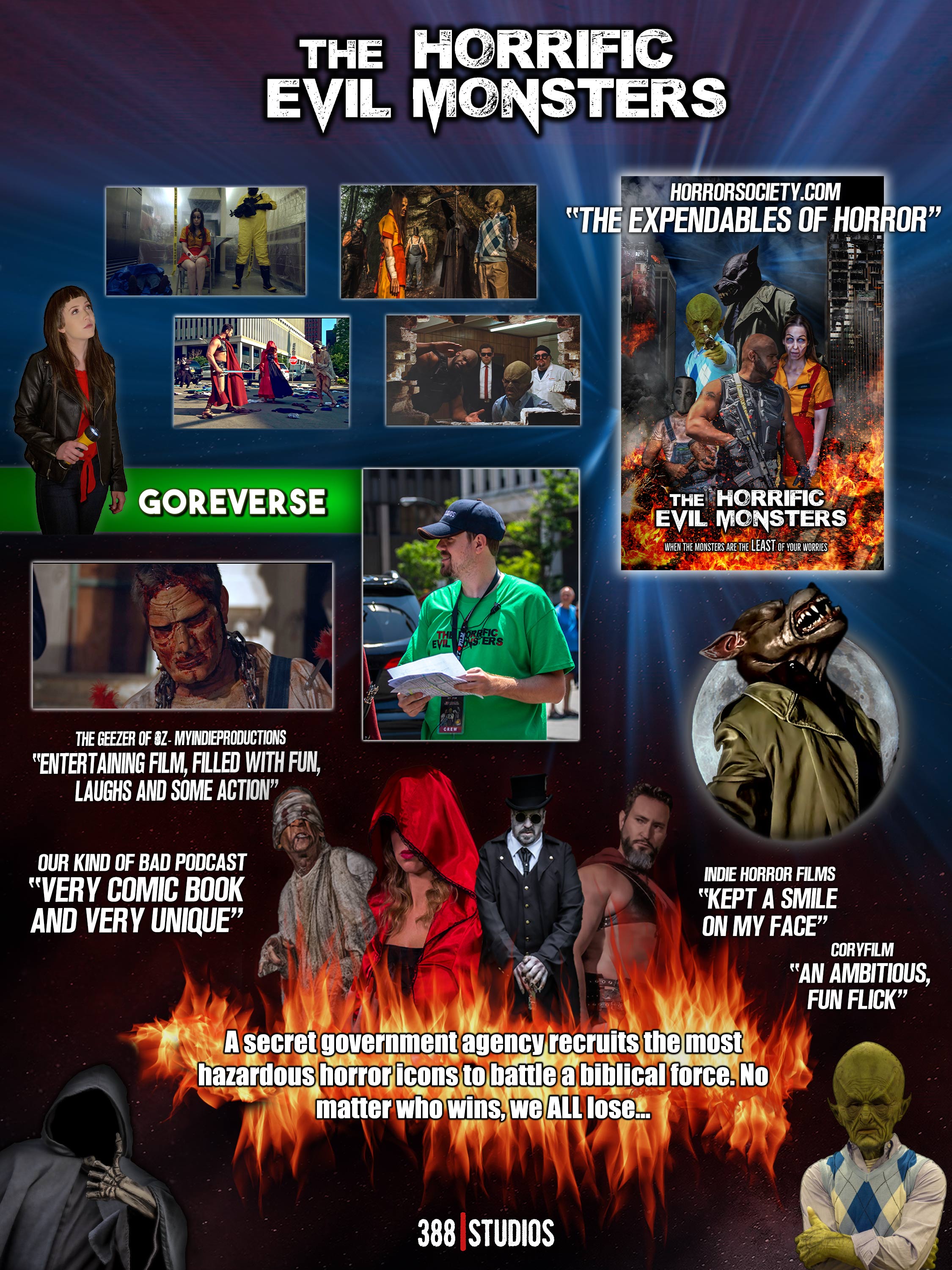 The Horrific Evil Monsters (DVD)