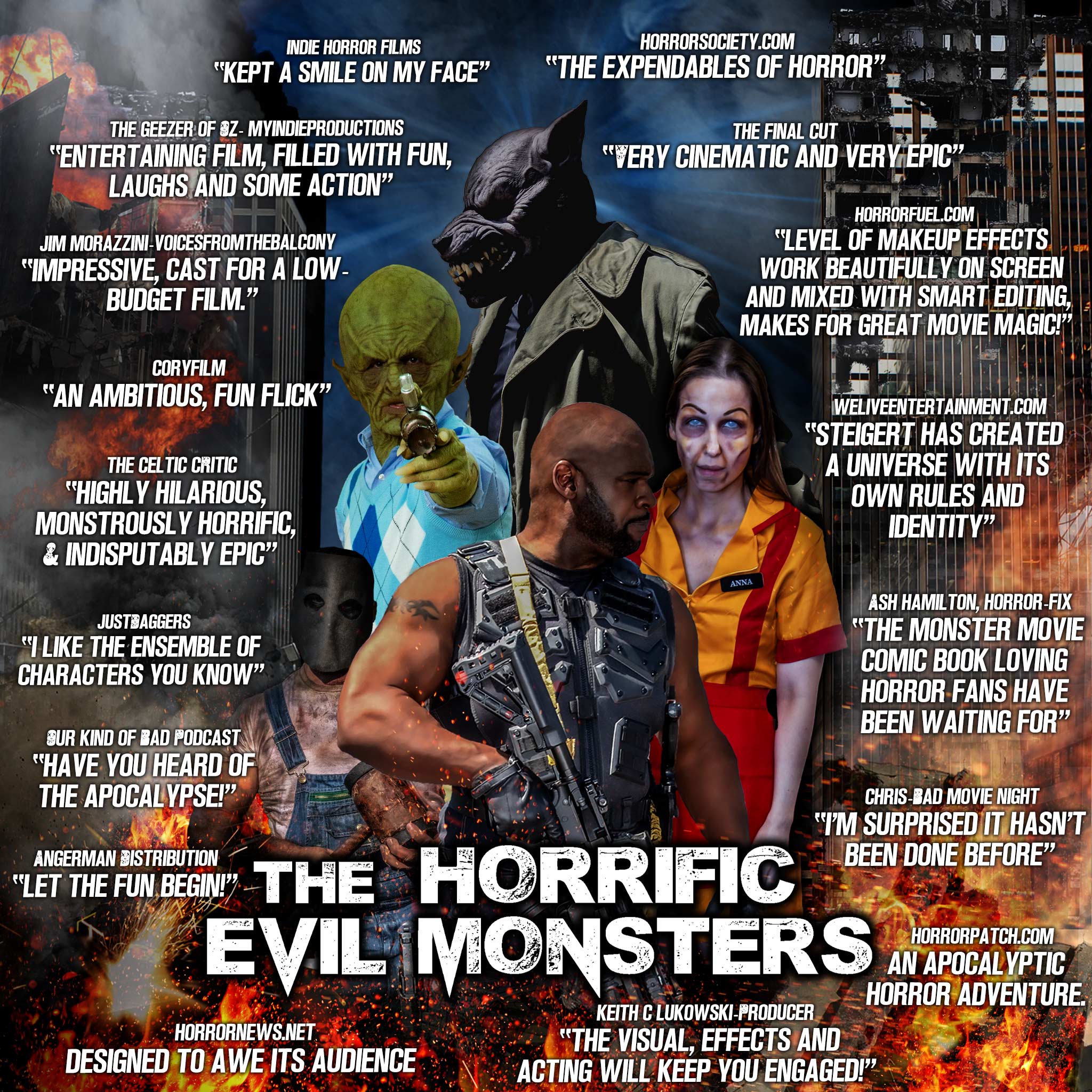 The Horrific Evil Monsters (DVD)